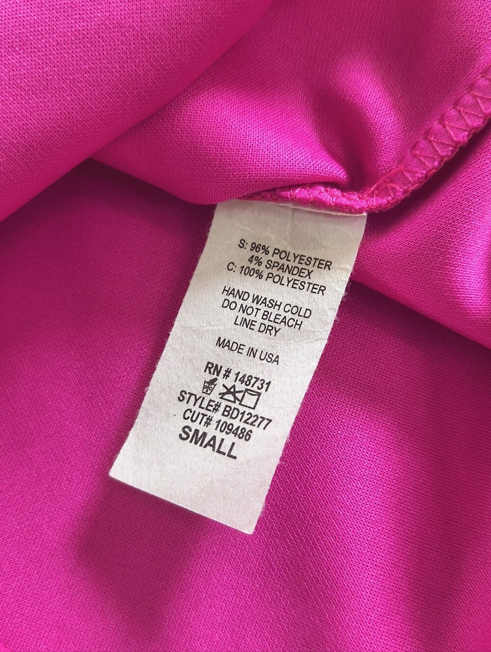 American Threads One Shoulder Pink Bow Mini Dress | Size Small - Picture 4 of 4